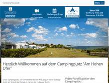 Tablet Screenshot of camping-neustadt.de